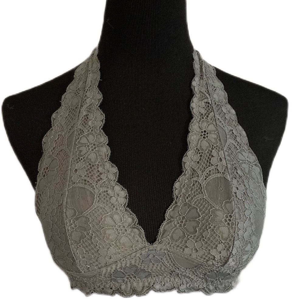 Intimately Free People SZ S Lace Halter Bralette